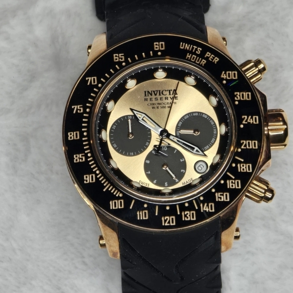 Invicta 22140 Reserve Subaqua Speedway Chrono 52 mm Steel Quartz Men's Watch